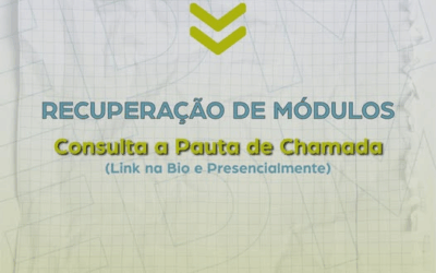 Pauta de chamada – Recuperação de Módulos.