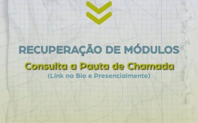 Pauta de chamada – Recuperação de Módulos