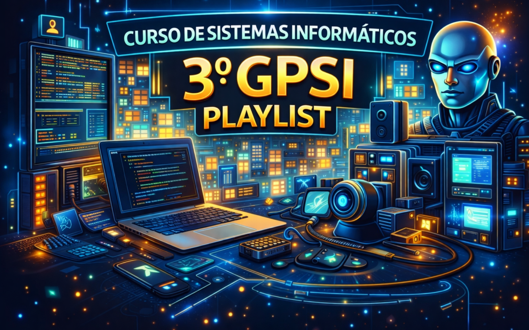 Playlist do 3º ano de Técnico de Gestão e Prog. de Sis. Informáticos